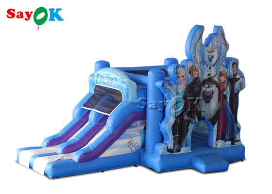 6m 20ft Children Frozen Bounce House Inflatable Bouncy Castles With Slide