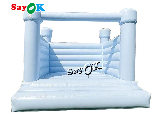 Macaron Color Air Inflatable Wedding Bounce Castle For Adults Party