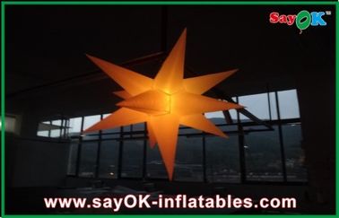 Party Giant Decoration Led Inflatable Star For Wedding / Party