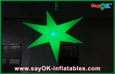 Party Giant Decoration Led Inflatable Star For Wedding / Party