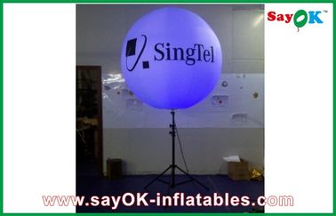 Advertising Inflatable Lighting Decoration Stand Balloon With Tripod ,  Inflatable Lighting Tripod Balloon