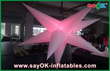 Party Event Decoration Inflatable Hanging LED Light Star For Advertising