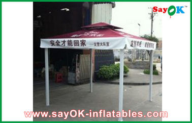 Oxford Cloth Outdoor Folding Tent  With Iron Frame Logo Printing