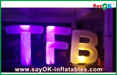 Custom Advertising Inflatable Colorful Giant Inflatable Letter Oxford Cloth Inflatable Letters