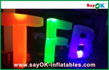 Custom Advertising Inflatable Colorful Giant Inflatable Letter Oxford Cloth Inflatable Letters