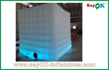 Advertising Booth Displays L2.4 W2.4 H2.5M Custom Inflatable Products With Led Light For Event