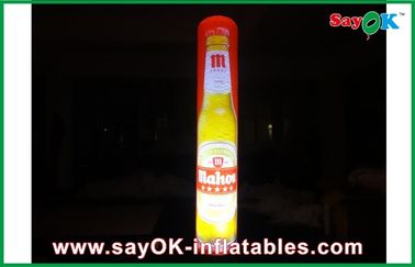 Advertising LED Inflatable Pillar , Inflatable Lighting Column Decoration With Logo Printing