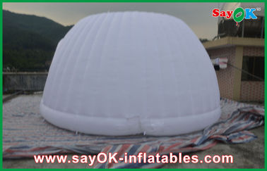 Strong Oxford Cloth Dome Inflatable Tent , Commercial Inflatable Roundness Tent Party Tent With LED Light