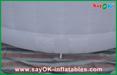 Strong Oxford Cloth Dome Inflatable Tent , Commercial Inflatable Roundness Tent Party Tent With LED Light