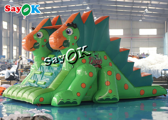 Commercial Inflatable Bouncy Slides Toddler Pvc Inflatable Dinosaur Dry Slide For Outdoor Amusement Park
