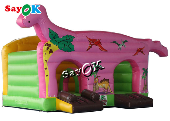 Customized Kids Inflatable Amusement Park T-Rex Dinosaur Theme Bouncy Castle