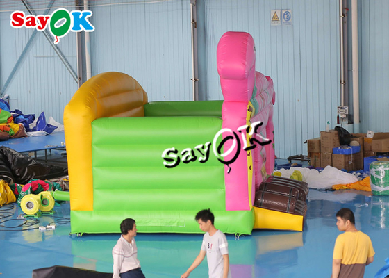 Customized Kids Inflatable Amusement Park T-Rex Dinosaur Theme Bouncy Castle