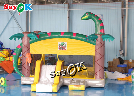 Safari Animal Theme Inflatable Bounce Castle Combo 5x5x4mH