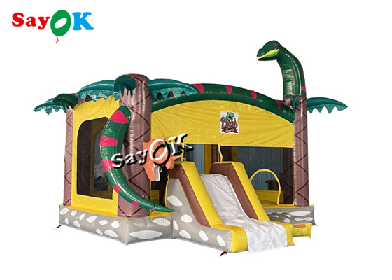 Safari Animal Theme Inflatable Bounce Castle Combo 5x5x4mH