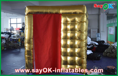 Inflatable Photo Booth Rental 2.5m X 2.5m X 2.5m Golden Inflatable Photo Booth Photobooth For Weding