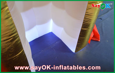 Inflatable Photo Booth Rental 2.5m X 2.5m X 2.5m Golden Inflatable Photo Booth Photobooth For Weding