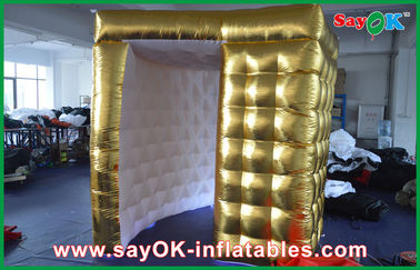 Inflatable Photo Booth Rental 2.5m X 2.5m X 2.5m Golden Inflatable Photo Booth Photobooth For Weding