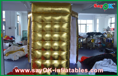 Inflatable Photo Booth Rental 2.5m X 2.5m X 2.5m Golden Inflatable Photo Booth Photobooth For Weding