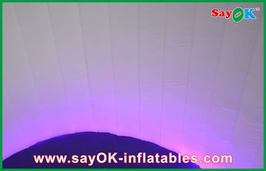 Inflatable Photo Booth Hire Large 4mL X 3mH Inflatable Spiral Wall , Strong Oxford Cloth LED Wall