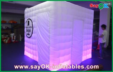 Party Photo Booth Portable Digital Led Lighting Inflatable Photo Booth Kiosk Tent With Led