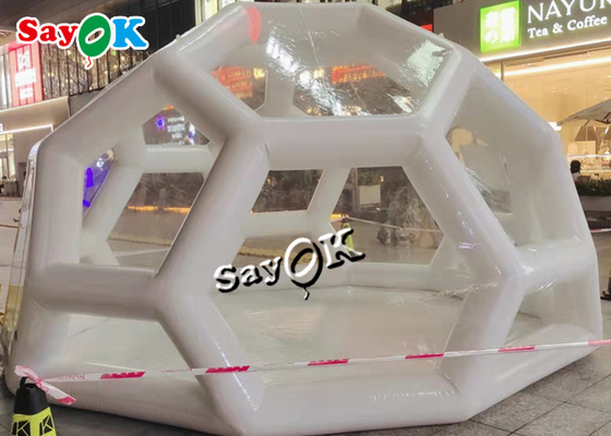 Transparent Inflatable Tent 3x3m Hotel Pop Up Inflatable Clear Bubble Tent Transparent For Events