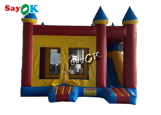 5.18m 17ft Children Inflatable Jumping Castle Slide Digital Printing