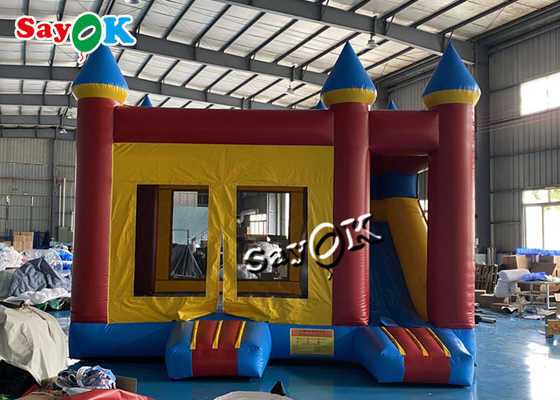 5.18m 17ft Children Inflatable Jumping Castle Slide Digital Printing