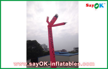 Red Inflatable Clown Dancer Double Legs Sky / Air Dancer With Logo Print