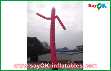 Red Inflatable Clown Dancer Double Legs Sky / Air Dancer With Logo Print