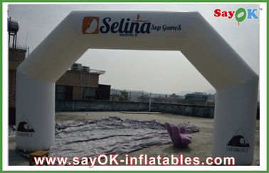 Inflatable Gantry 0.4mm PVC Inflatable Arch , Inflatable Finish Line Arch For Opening Decoration