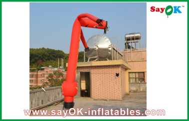 Sky Dancer Inflatable Red Rip-Stop Nylon Durable Advertising Inflatable Air Dancer / Sky