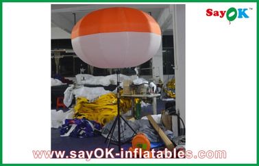 2m Nylon Cloth Inflatable Led Tripod Ball , Advertising LED Inflatable Lighting Decoration