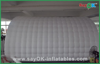 Waterproof White Inflatable Event Air Tent , Customized Inflatable Tunnel Outwell Air Tent