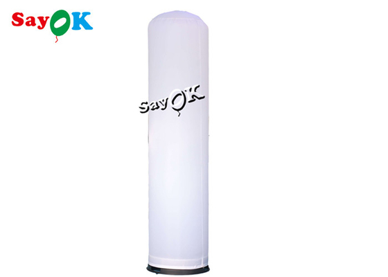 Custom White Inflatable LED Pillar Column For Advertising