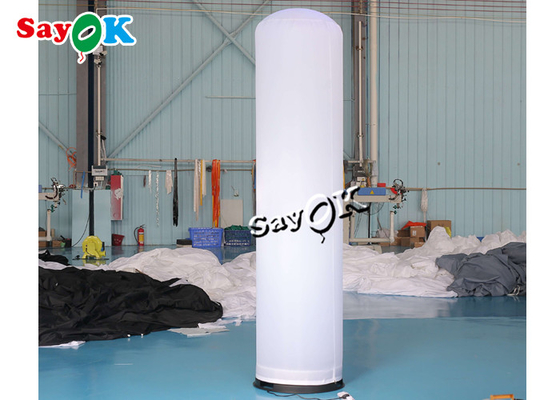 Custom White Inflatable LED Pillar Column For Advertising