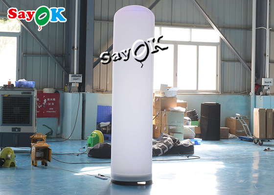 Custom White Inflatable LED Pillar Column For Advertising