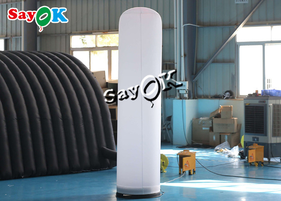 Custom White Inflatable LED Pillar Column For Advertising