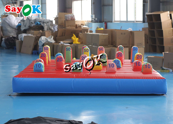 3m 10ft Outdoor Carnival Inflatable Ring Toss Game With Logo Printing