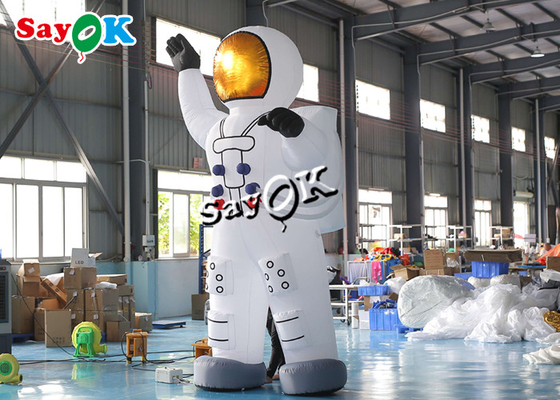 4m 13ft Portable White Inflatable Characters Inflatable Astronaut Spaceman For Science Museum Decoration