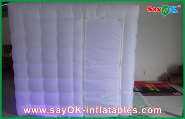 Inflatable Photo Studio 2.4m Quadrate Strong Oxford Cloth Photobooth , Large Inflatable Photo Booth