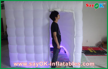 Inflatable Photo Studio 2.4m Quadrate Strong Oxford Cloth Photobooth , Large Inflatable Photo Booth