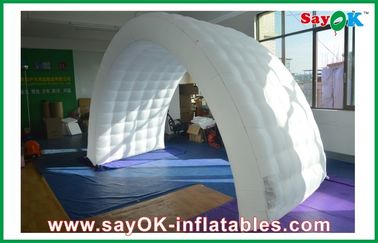 Oxford Cloth White Inflatable Event Air Tent  , Customized Inflatable Tunnel Family Air Tent party