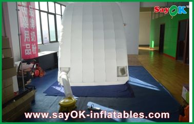 Oxford Cloth White Inflatable Event Air Tent  , Customized Inflatable Tunnel Family Air Tent party