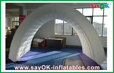 Oxford Cloth White Inflatable Event Air Tent  , Customized Inflatable Tunnel Family Air Tent party