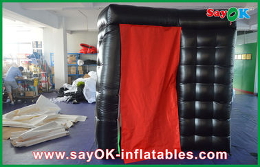 Inflatable Photo Booth Rental Convenience Black LED PortableInflatable Photo Booth With 2 Doors