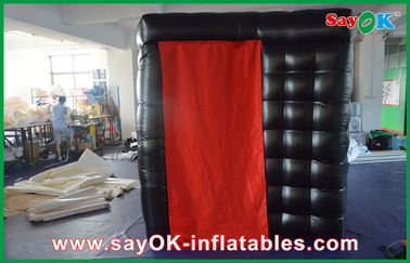 Inflatable Photo Booth Rental Convenience Black LED PortableInflatable Photo Booth With 2 Doors