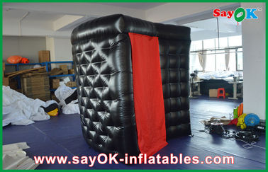 Inflatable Photo Booth Rental Convenience Black LED PortableInflatable Photo Booth With 2 Doors