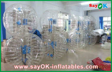 Colorful TPU Bubble Ball 0.6mm  1.5m DIA Inflatable Body Bumper Ball For Fun