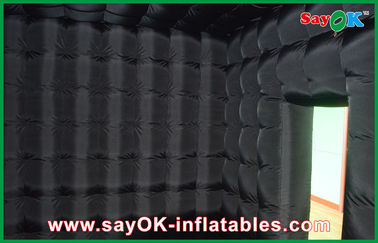 Inflatable Photo Booth Rental Black Big Quadrate Strong Oxford Cloth Photobooth , Large Inflatable Photo Booth