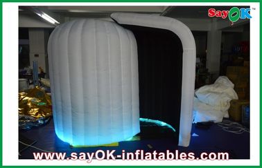 Large LED lights Inflatable Photo Booth  /  210D Strong Oxford Custom Inflatable Products